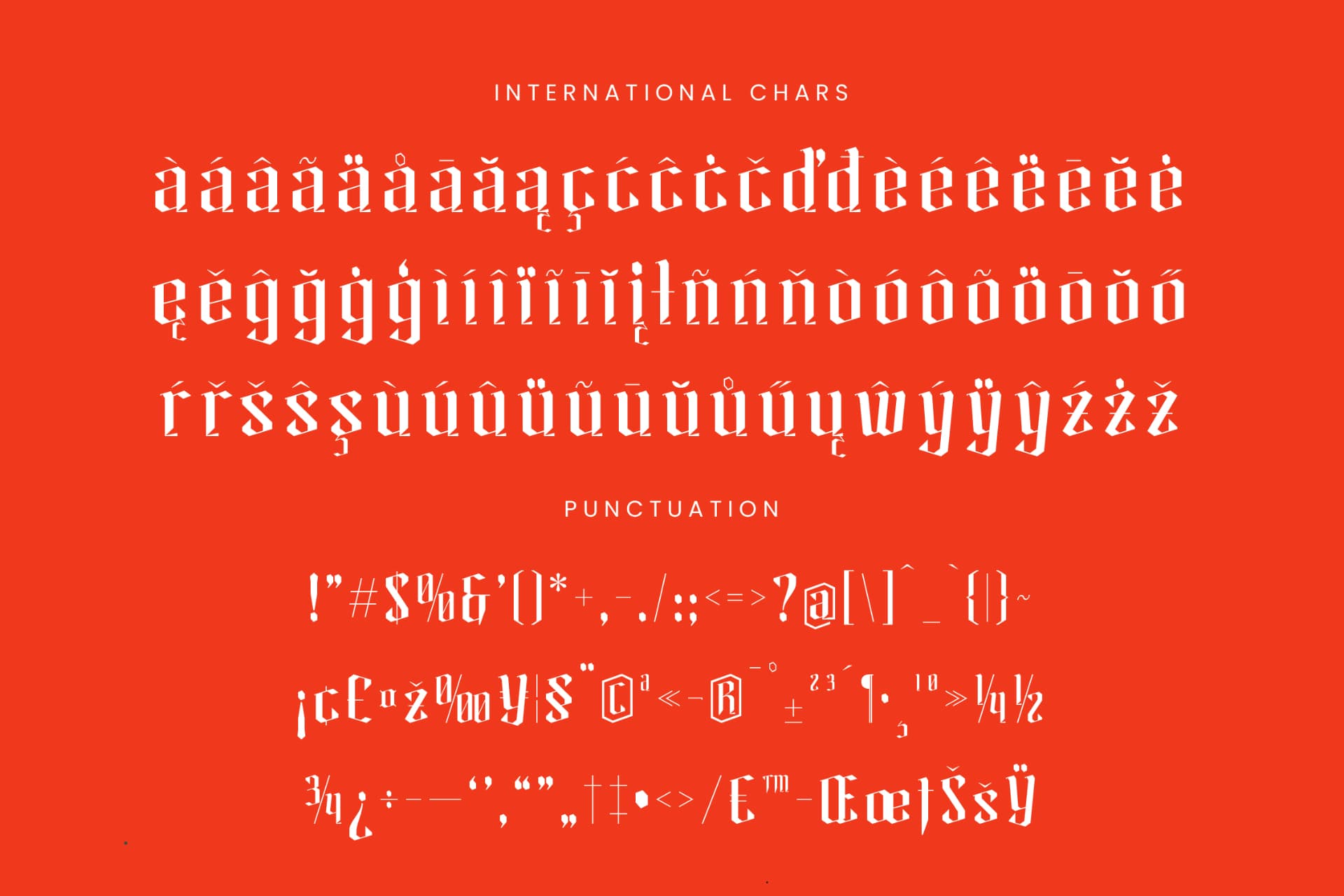 Preview 19 for Helosa - Modern Blackletter Font