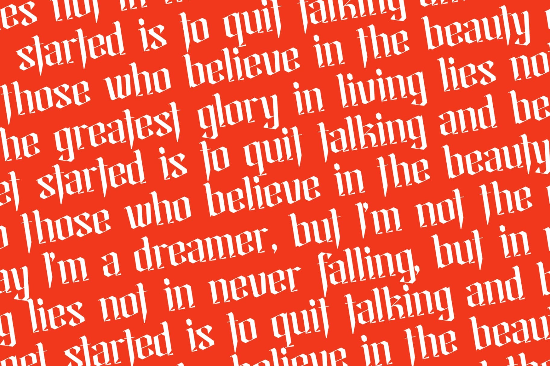 Preview 17 for Helosa - Modern Blackletter Font