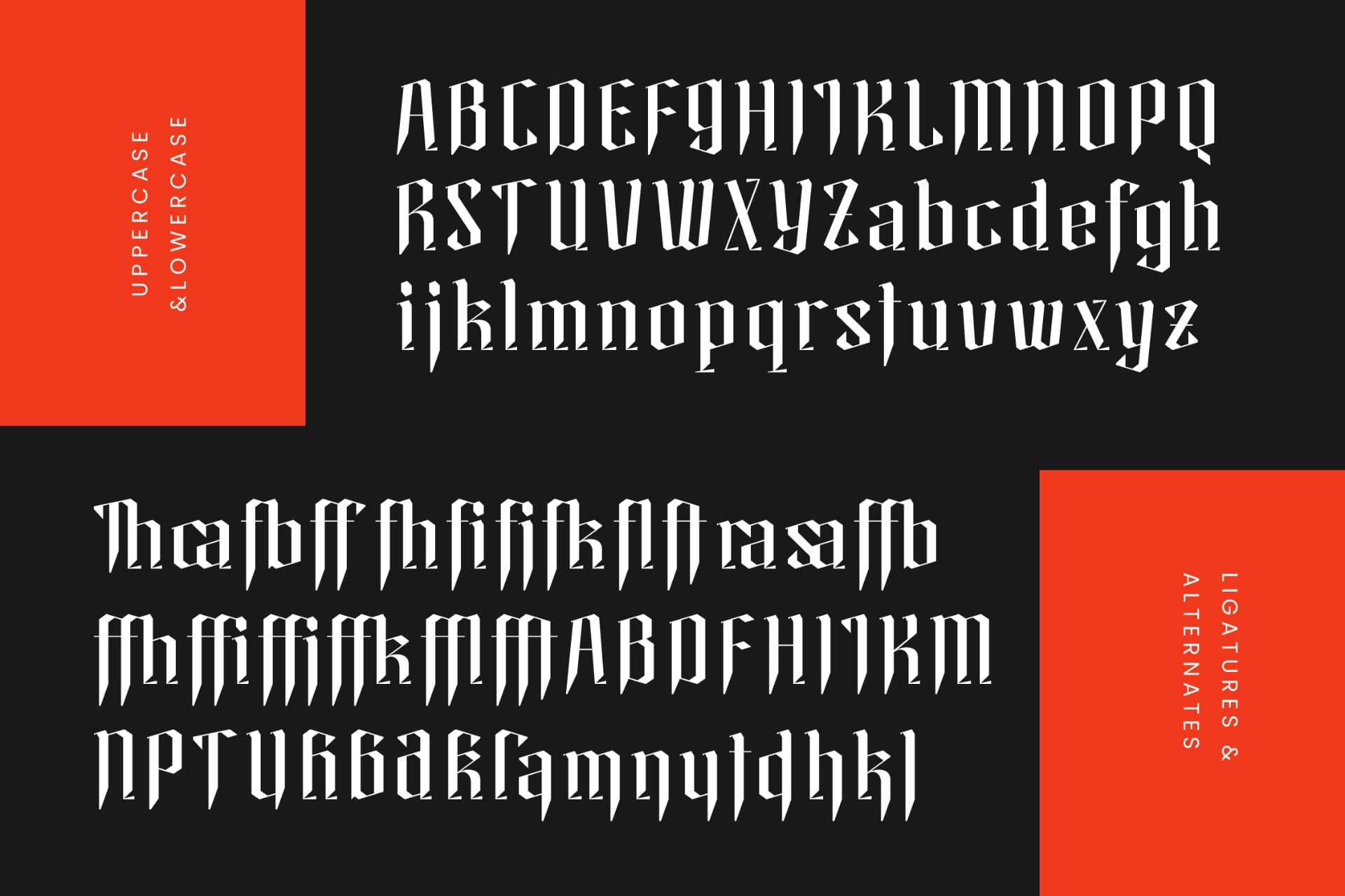 Preview 18 for Helosa - Modern Blackletter Font
