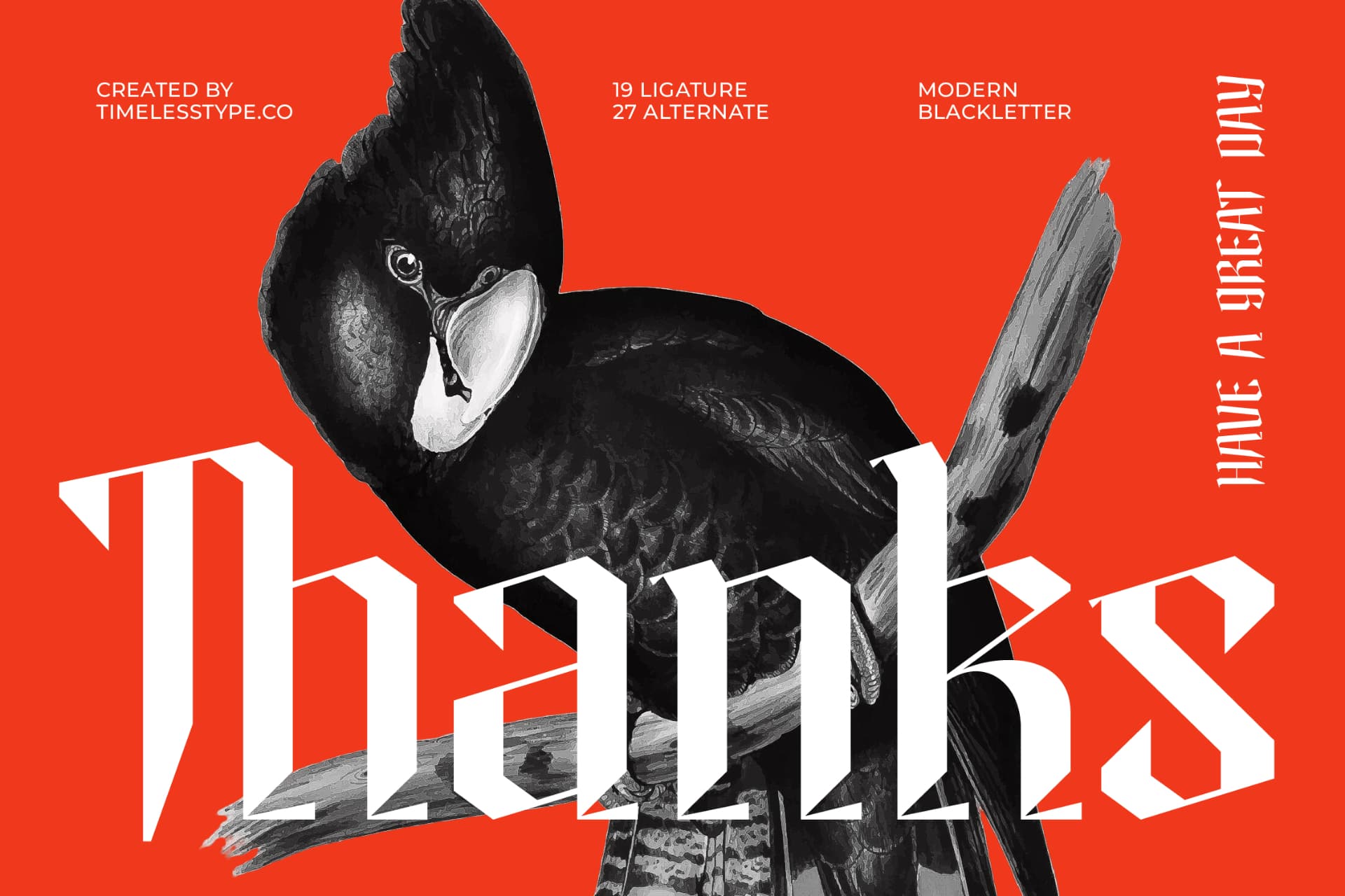 Preview 20 for Helosa - Modern Blackletter Font