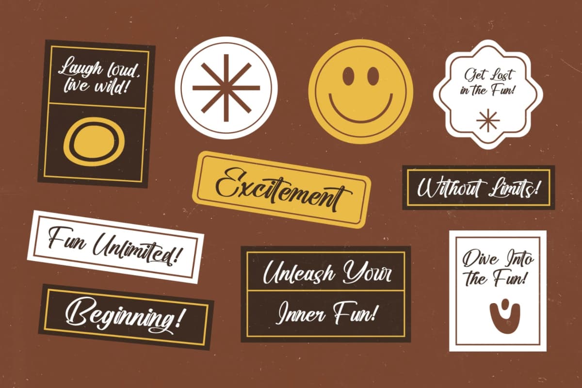 Standard Vertical - Modern Brush Font font preview 14