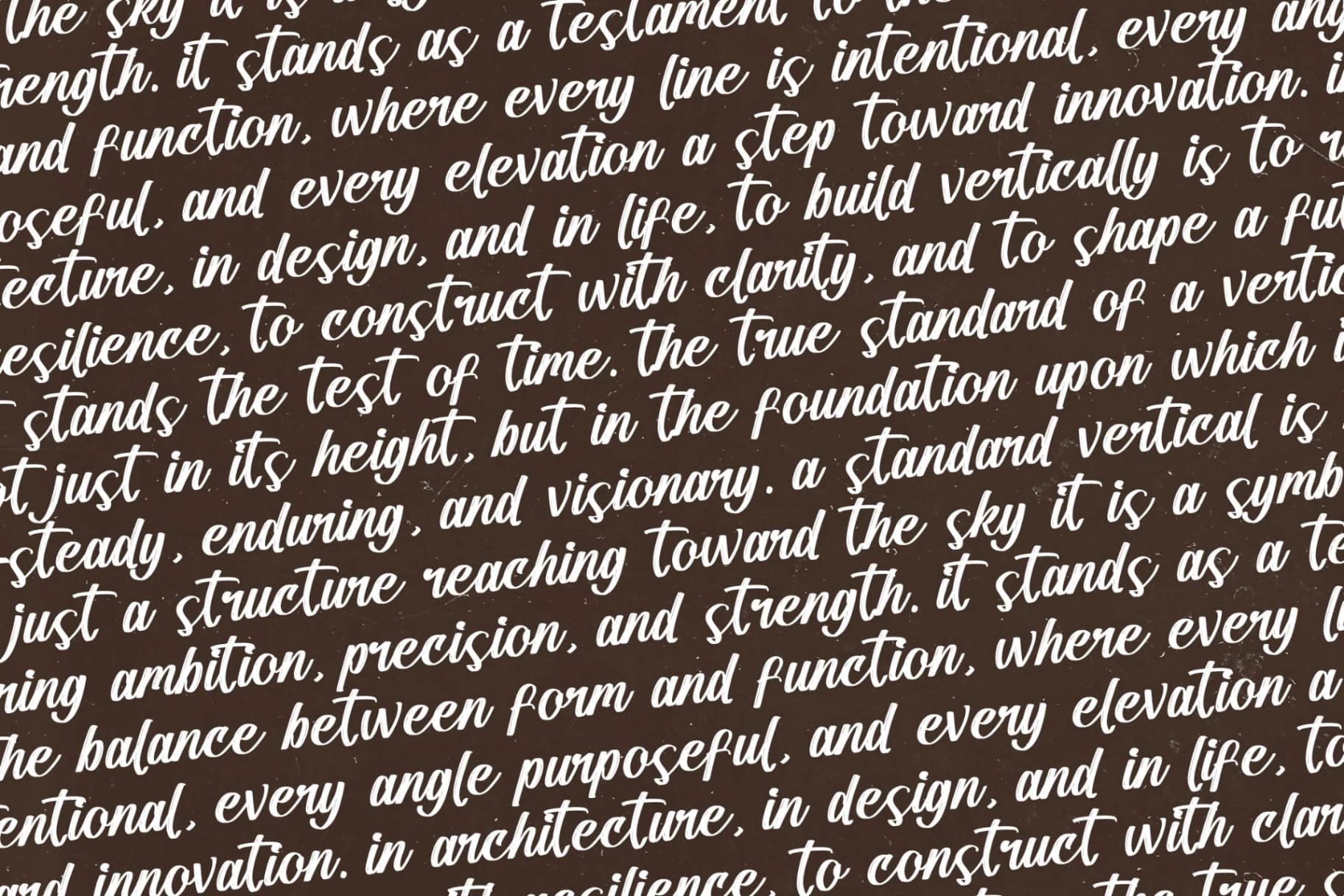 Preview 17 for Standard Vertical - Modern Brush Font