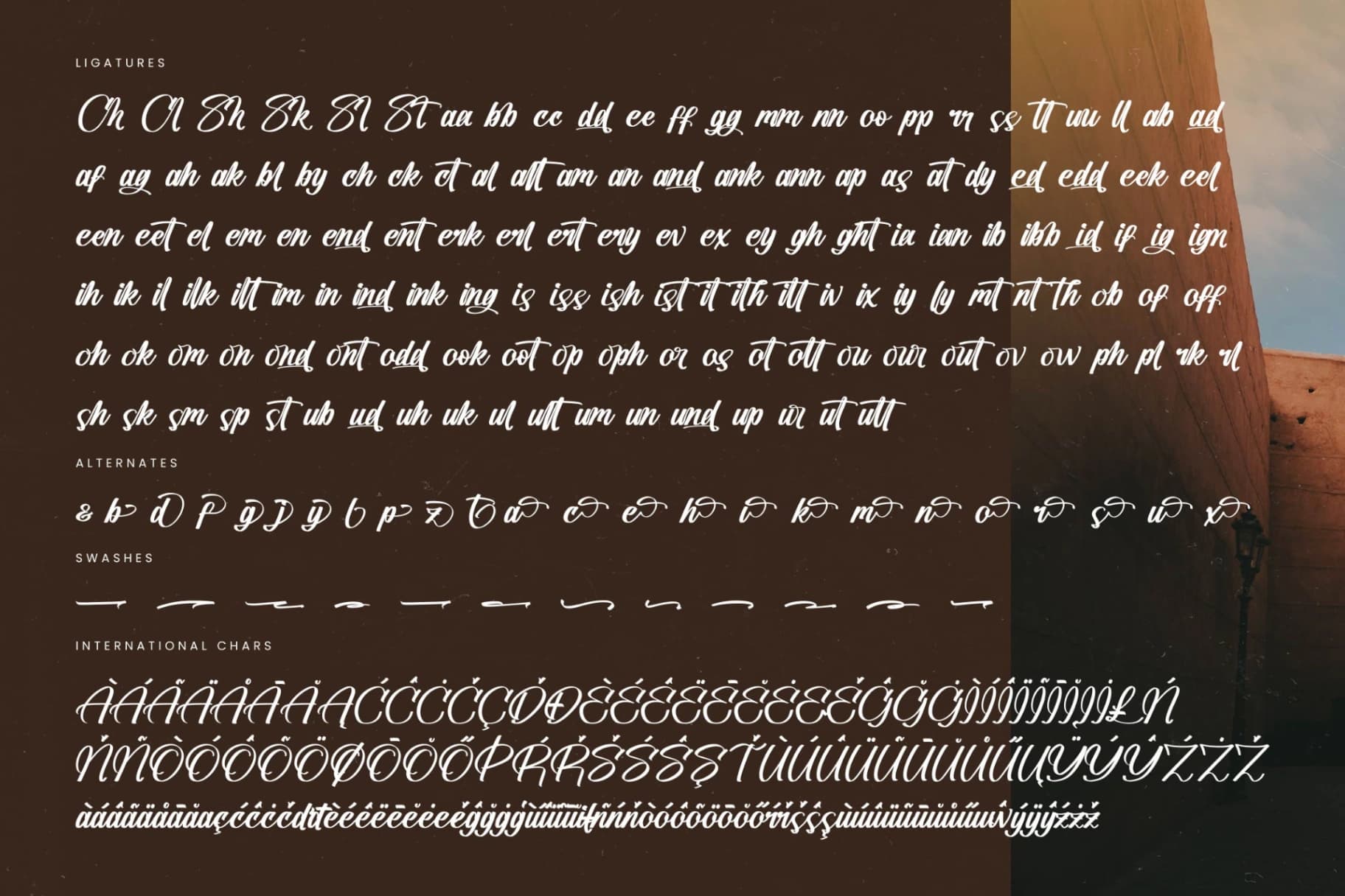 Preview 19 for Standard Vertical - Modern Brush Font