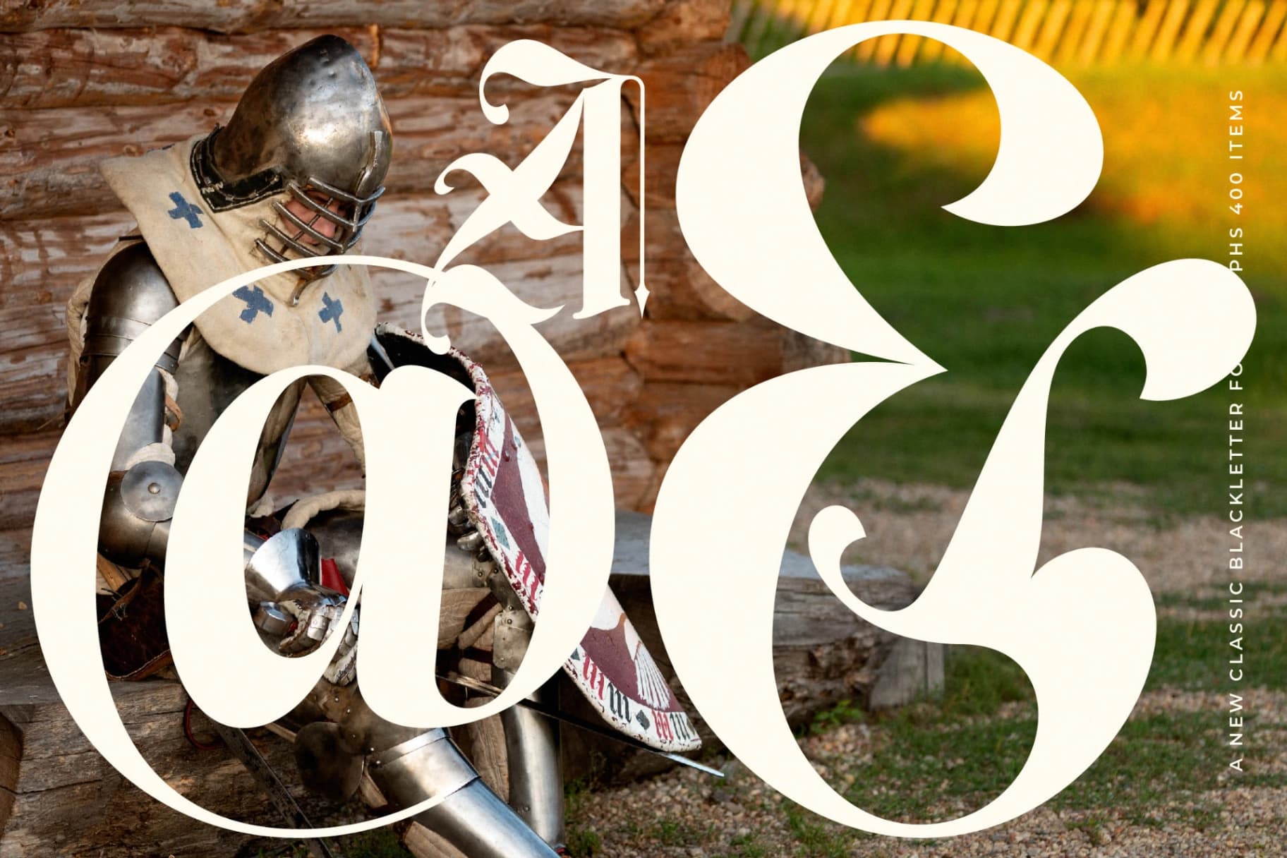 Preview 9 for Aleronk - New Classic Blackletter Font
