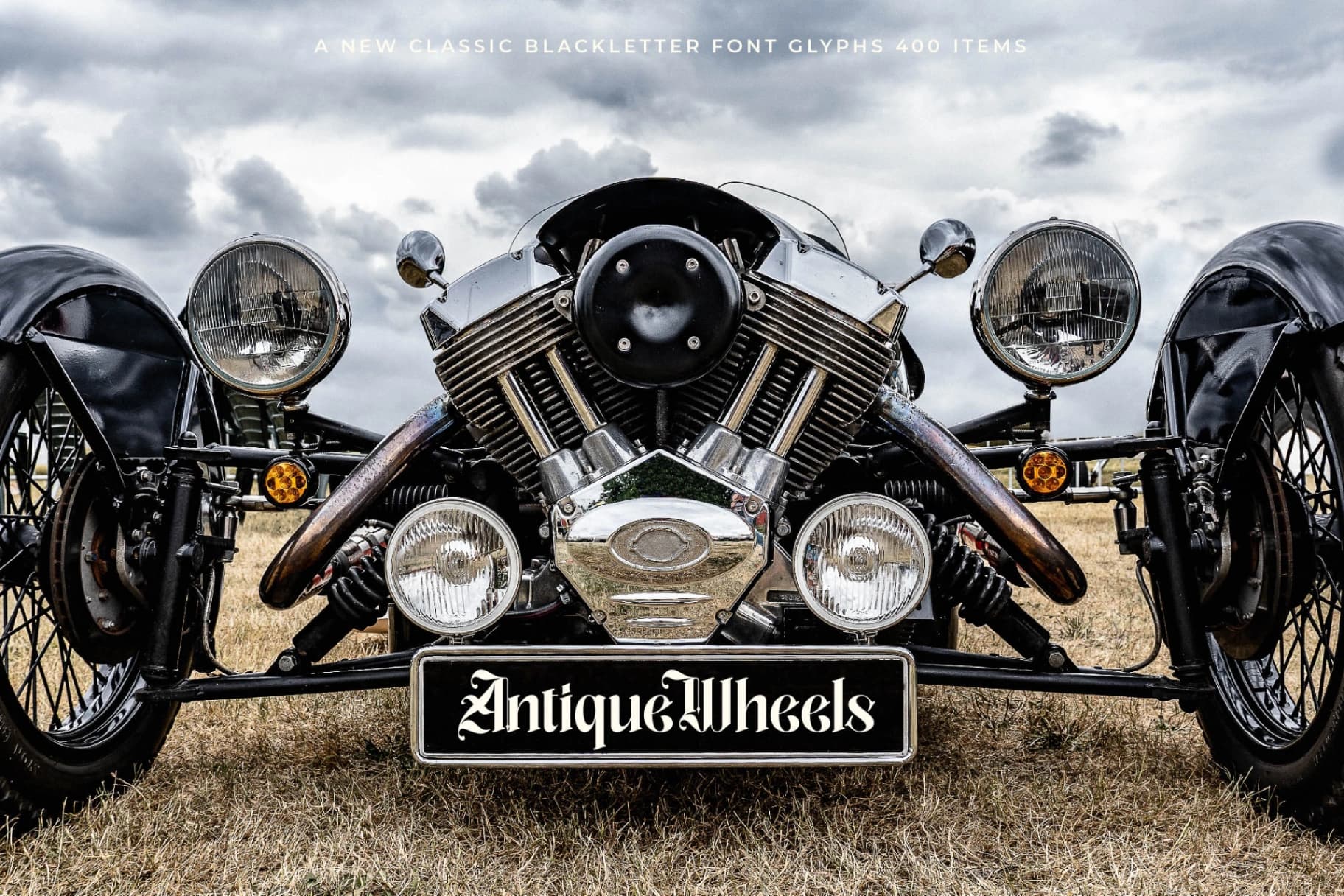 Preview 7 for Aleronk - New Classic Blackletter Font