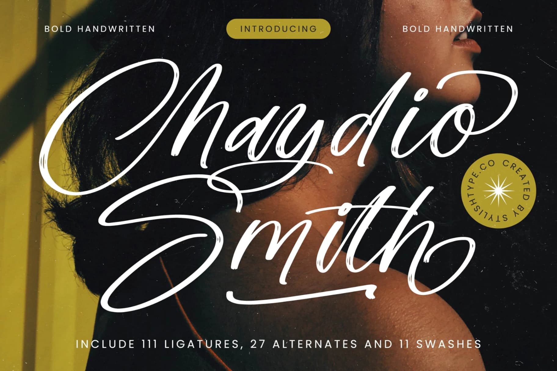 Preview of Chaydio Smith - Bold Handwritten Font font