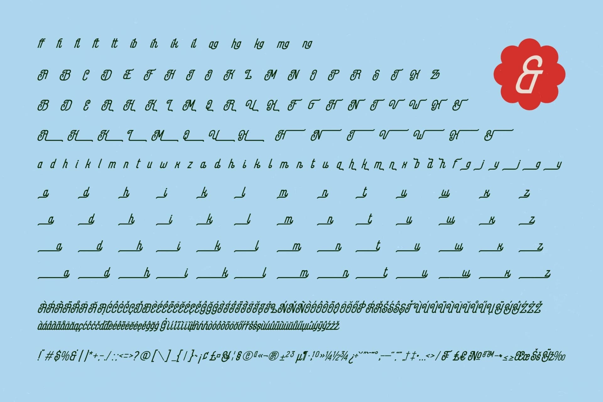 Preview 19 for Maxplein - Modern Script Bold Logotype Font
