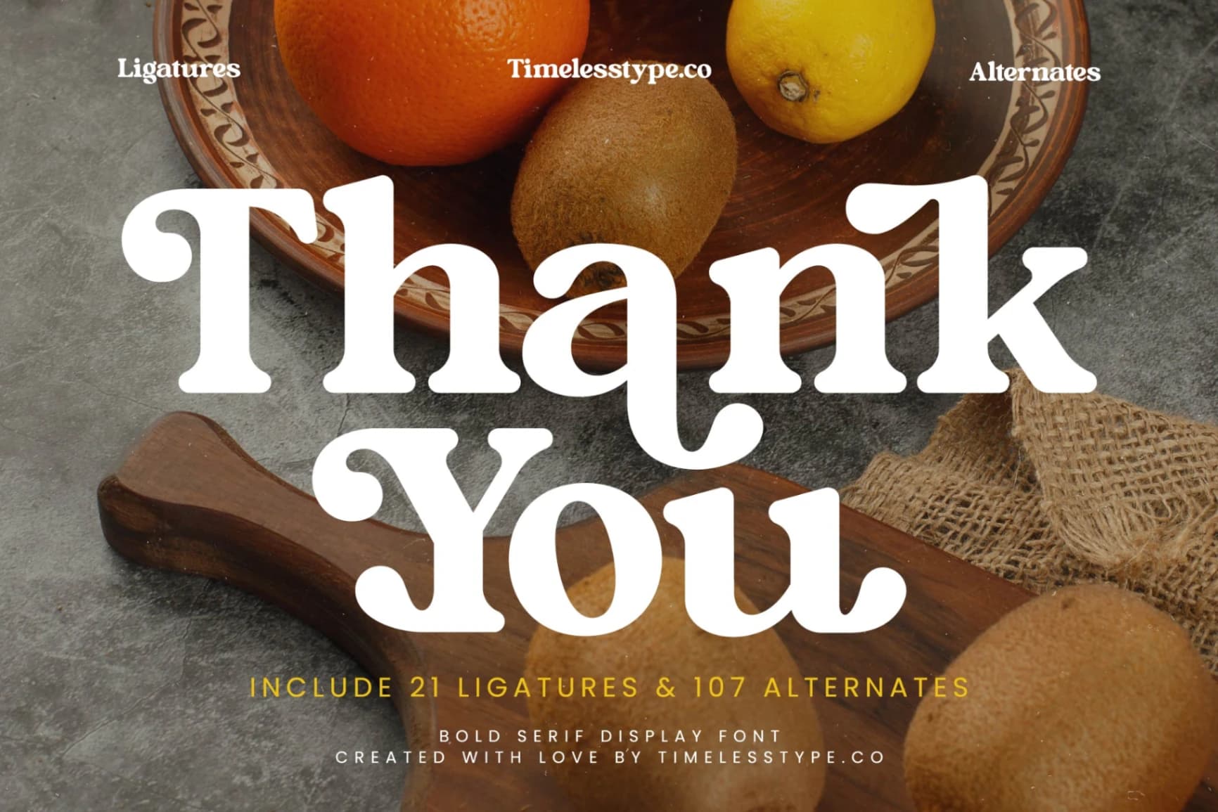 Preview 20 for Bright Rustic - Bold Serif Display Font