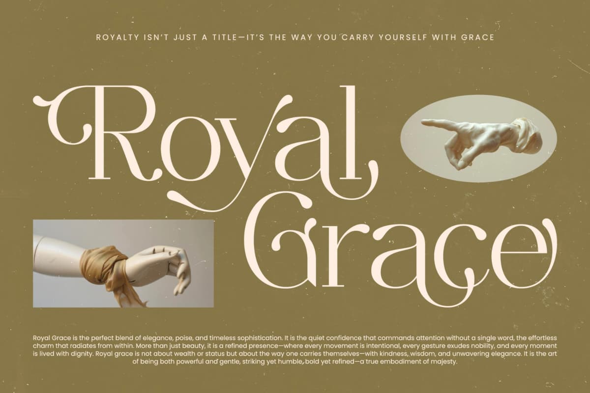 Agiantie - Tall Serif Display Font font preview 12