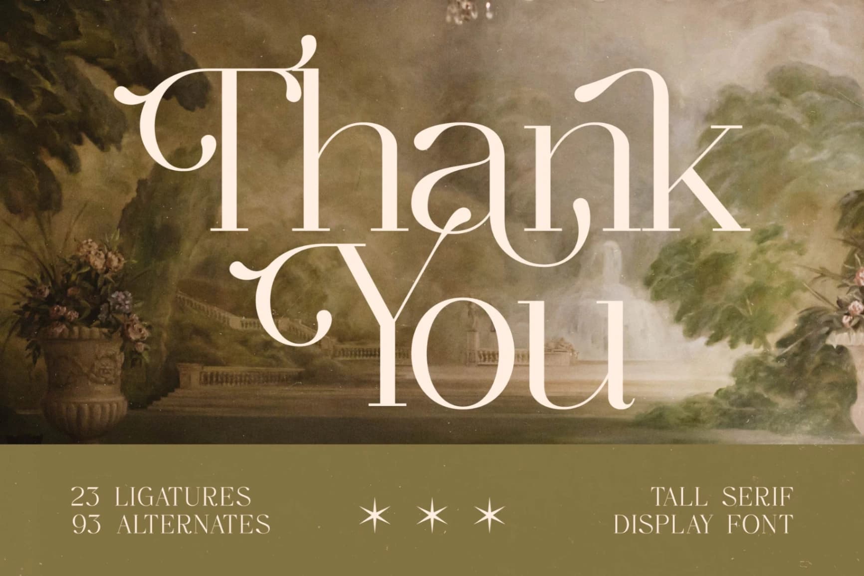 Preview 20 for Agiantie - Tall Serif Display Font