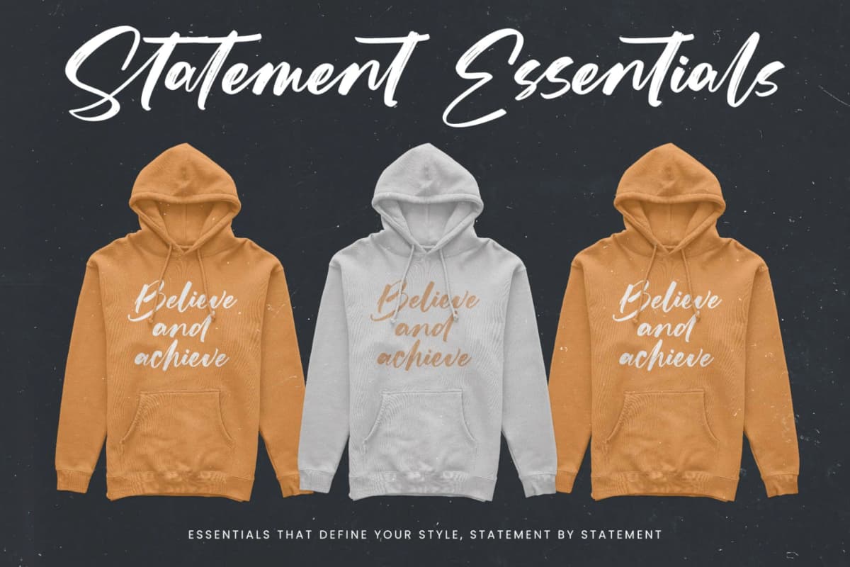 Actively - Modern Brush Font font preview 2