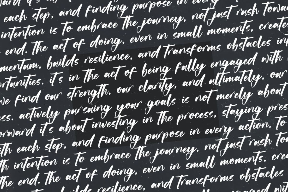 Actively - Modern Brush Font font preview 12