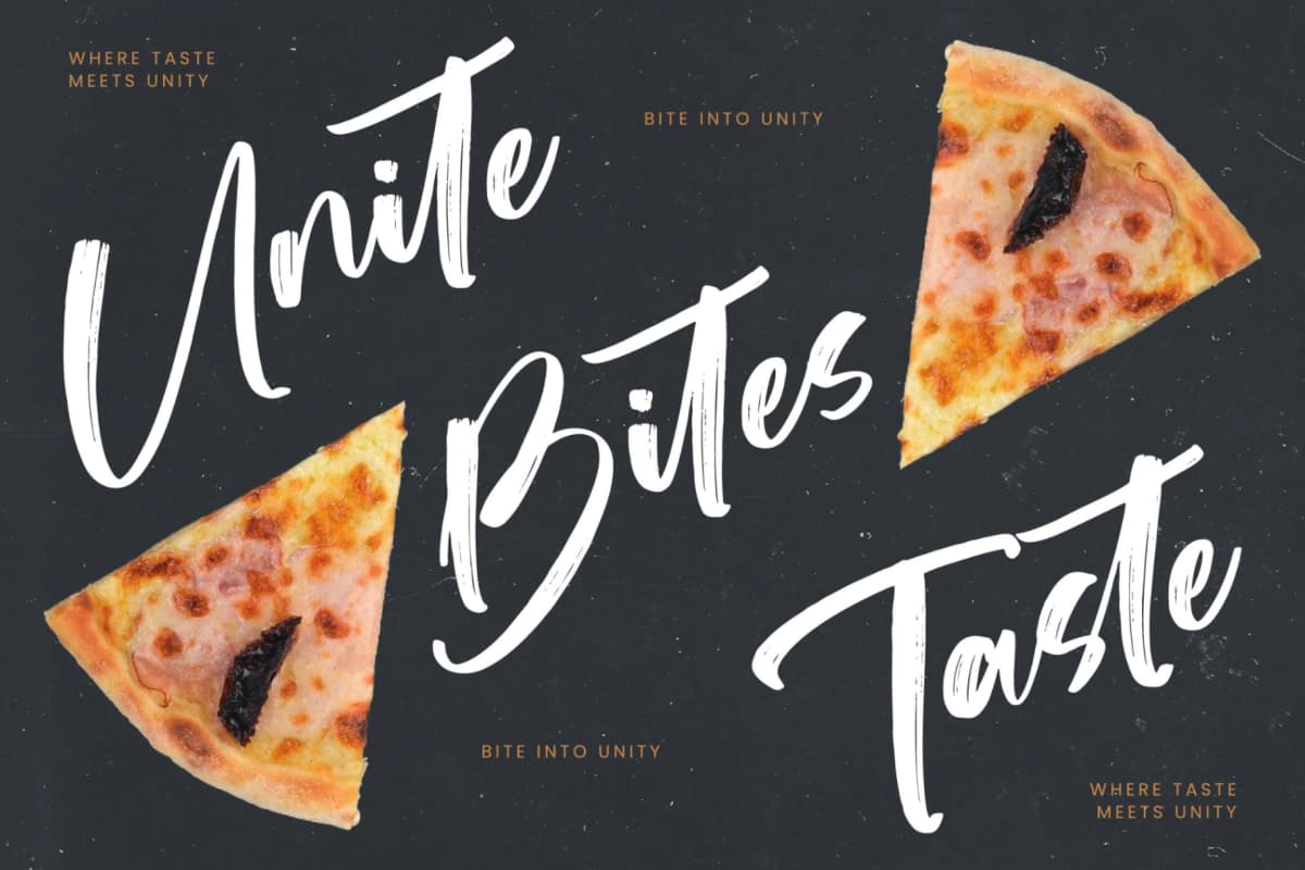 Actively - Modern Brush Font font preview 15