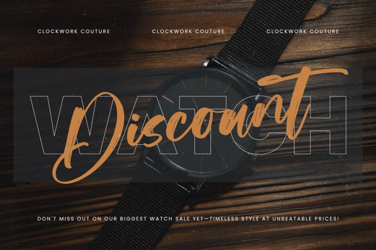 Actively - Modern Brush Font font preview 8