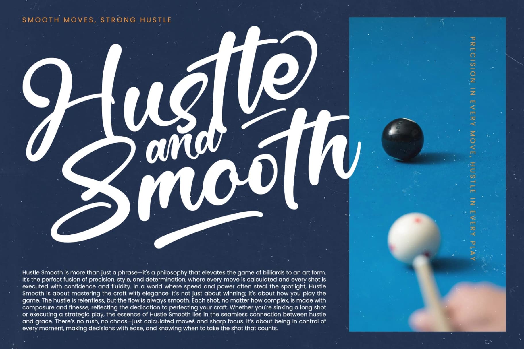 Preview 15 for Hunter Shark - Bold Calligraphy Font