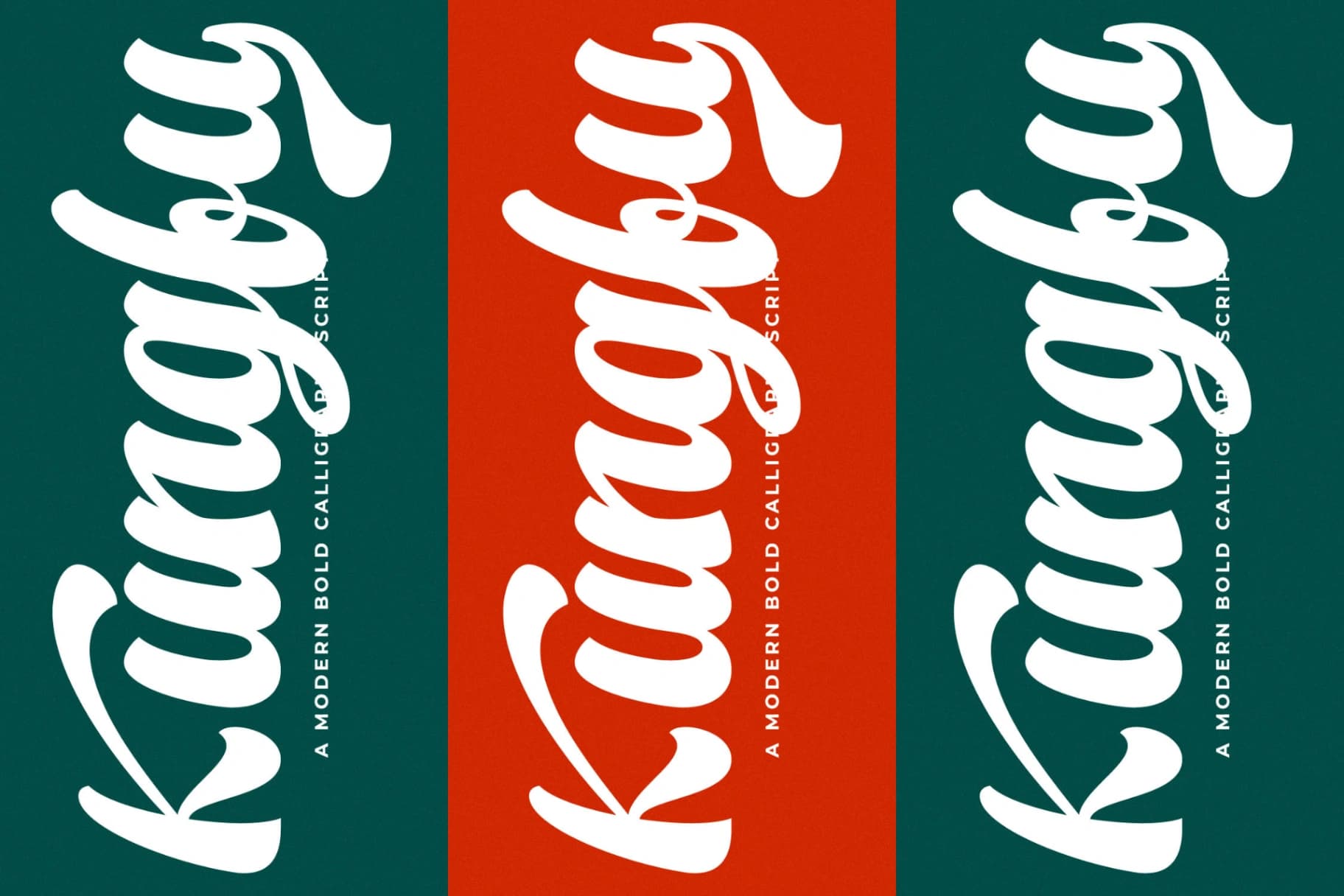 Preview 6 for Kungfu Flame - Modern Bold Calligraphy