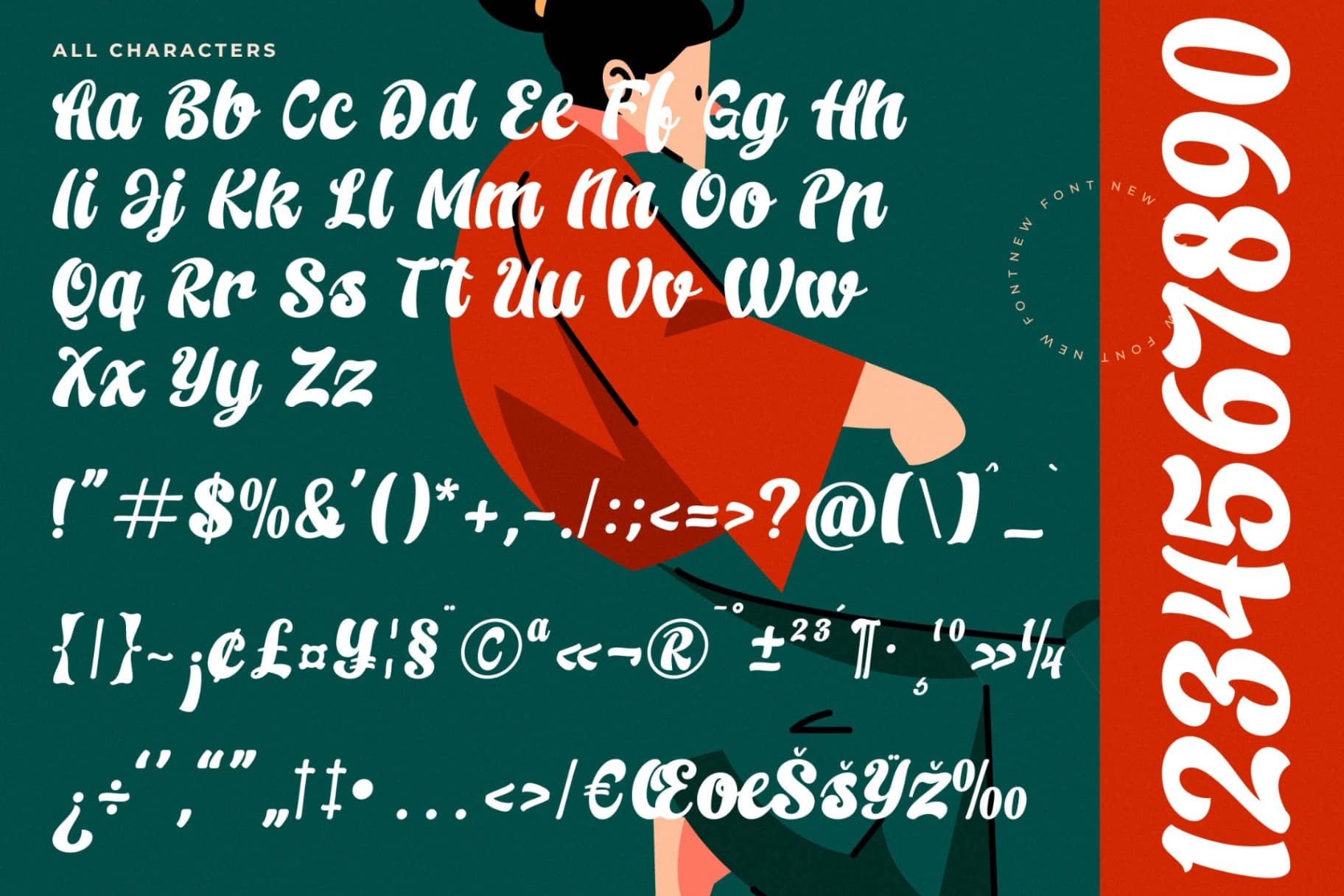 Preview 19 for Kungfu Flame - Modern Bold Calligraphy