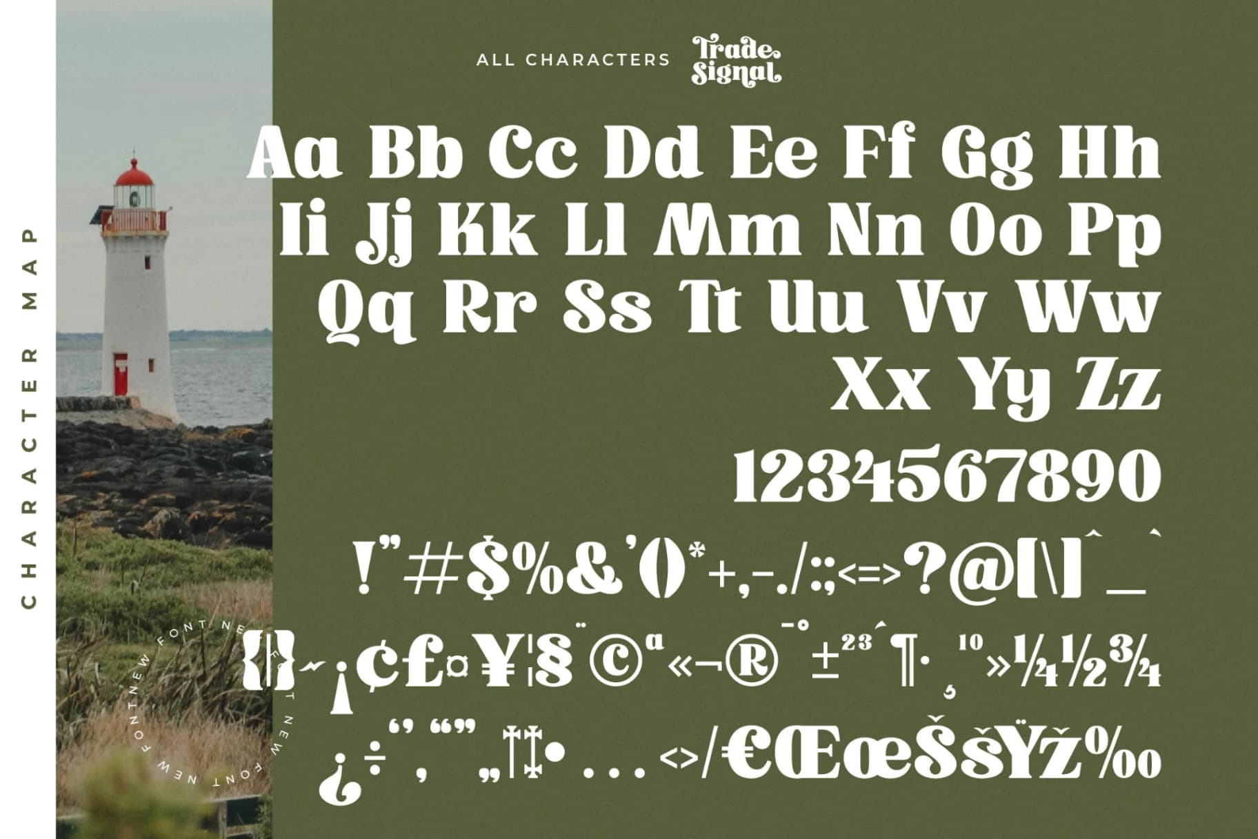 Preview 18 for Trade Signal - Modern Bold Serif Font