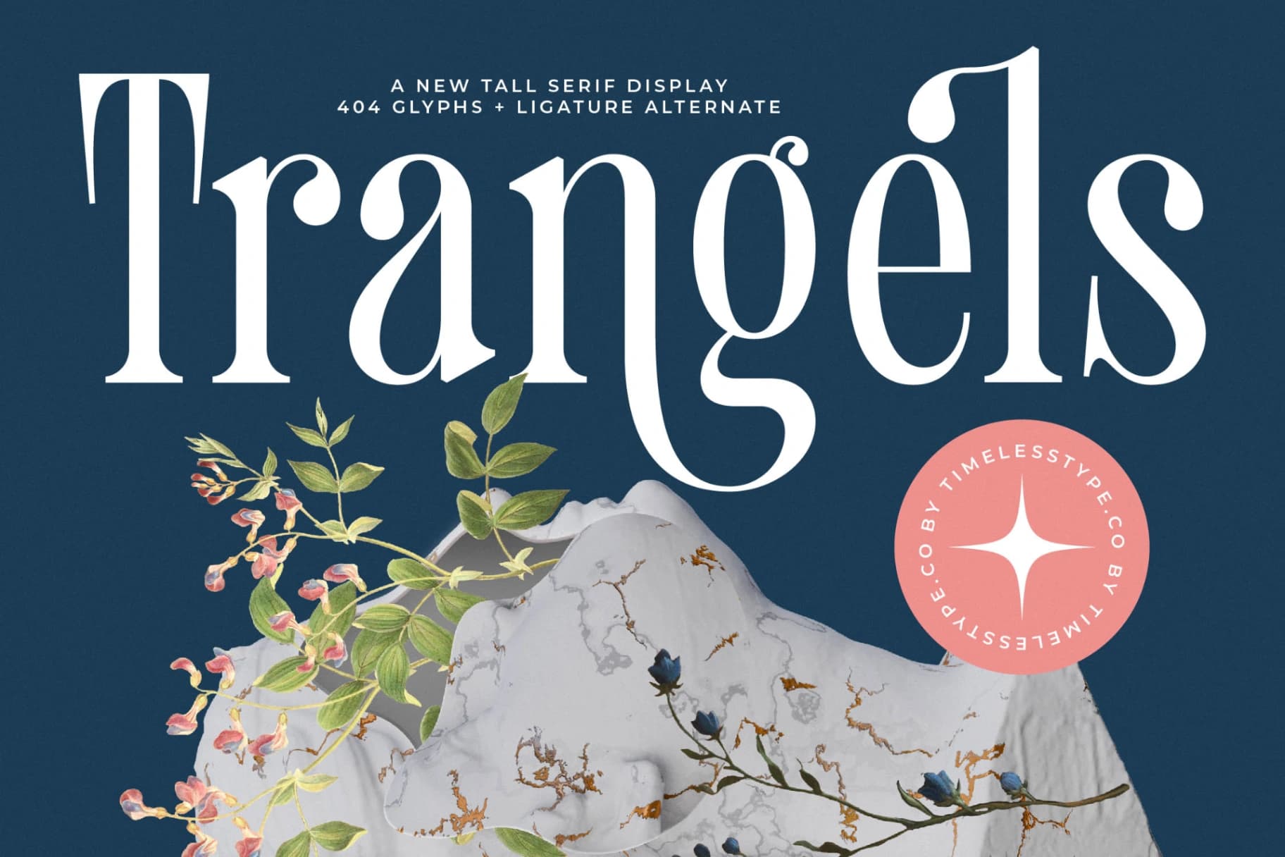 Preview 1 for Trangels - New Tall Serif Display