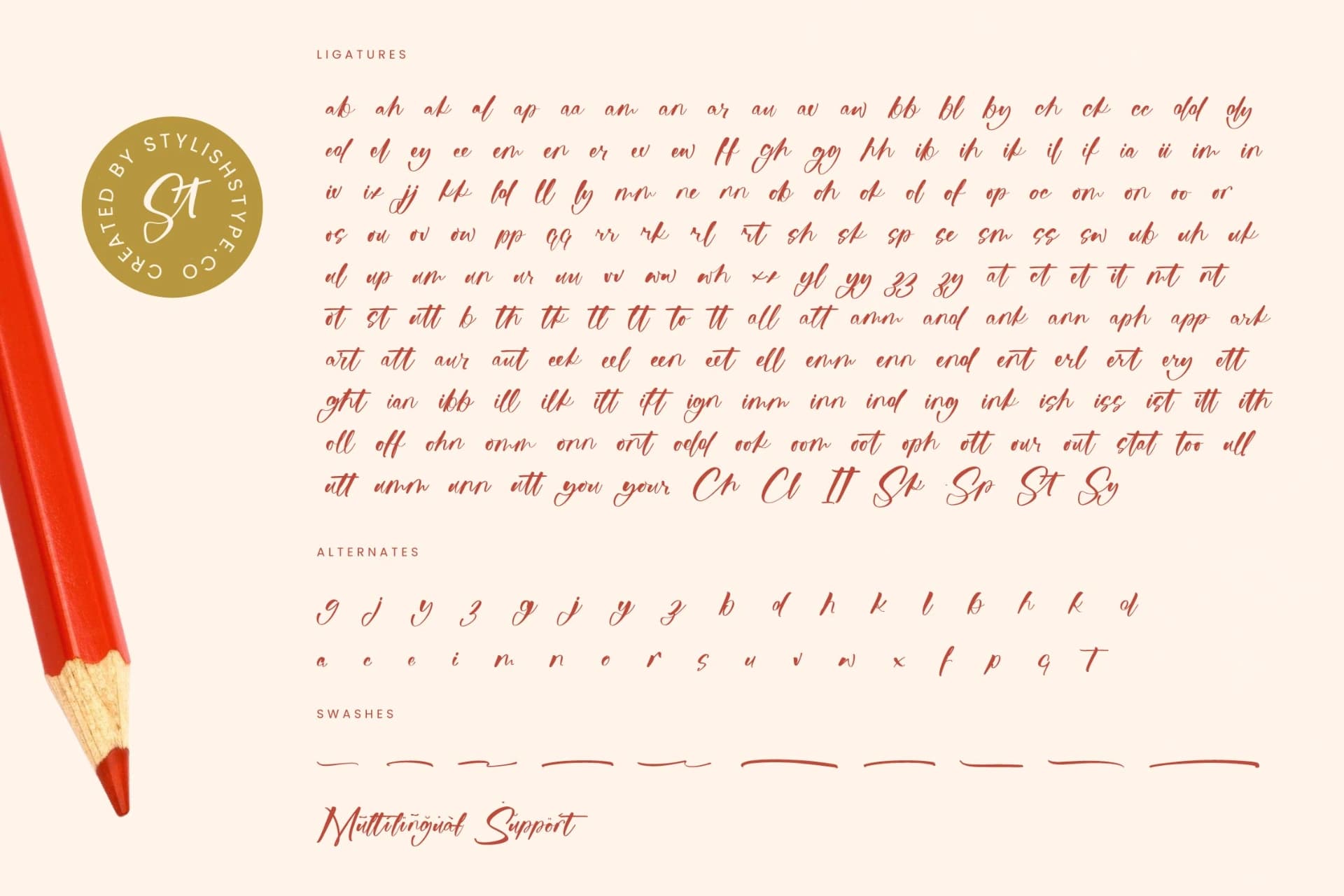 Preview 19 for Raituly Chant - Modern Handwritten Font