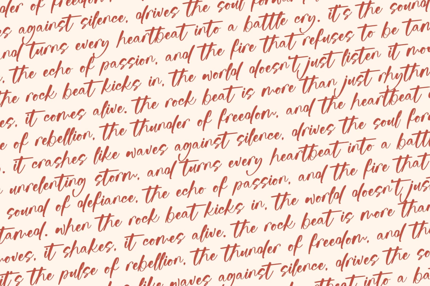 Preview 17 for Raituly Chant - Modern Handwritten Font
