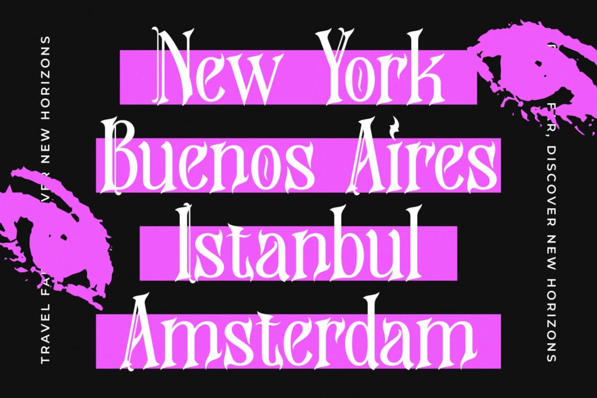 Preview 5 for Hazelgen - Modern Blackletter Serif