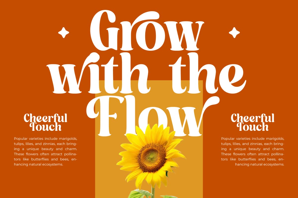 Dusty Brothe - Groovy Serif Display font preview 4