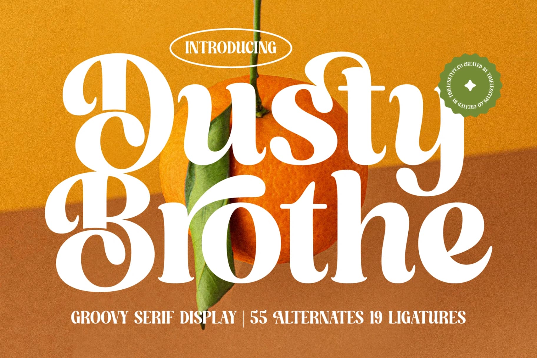 Preview 1 for Dusty Brothe - Groovy Serif Display