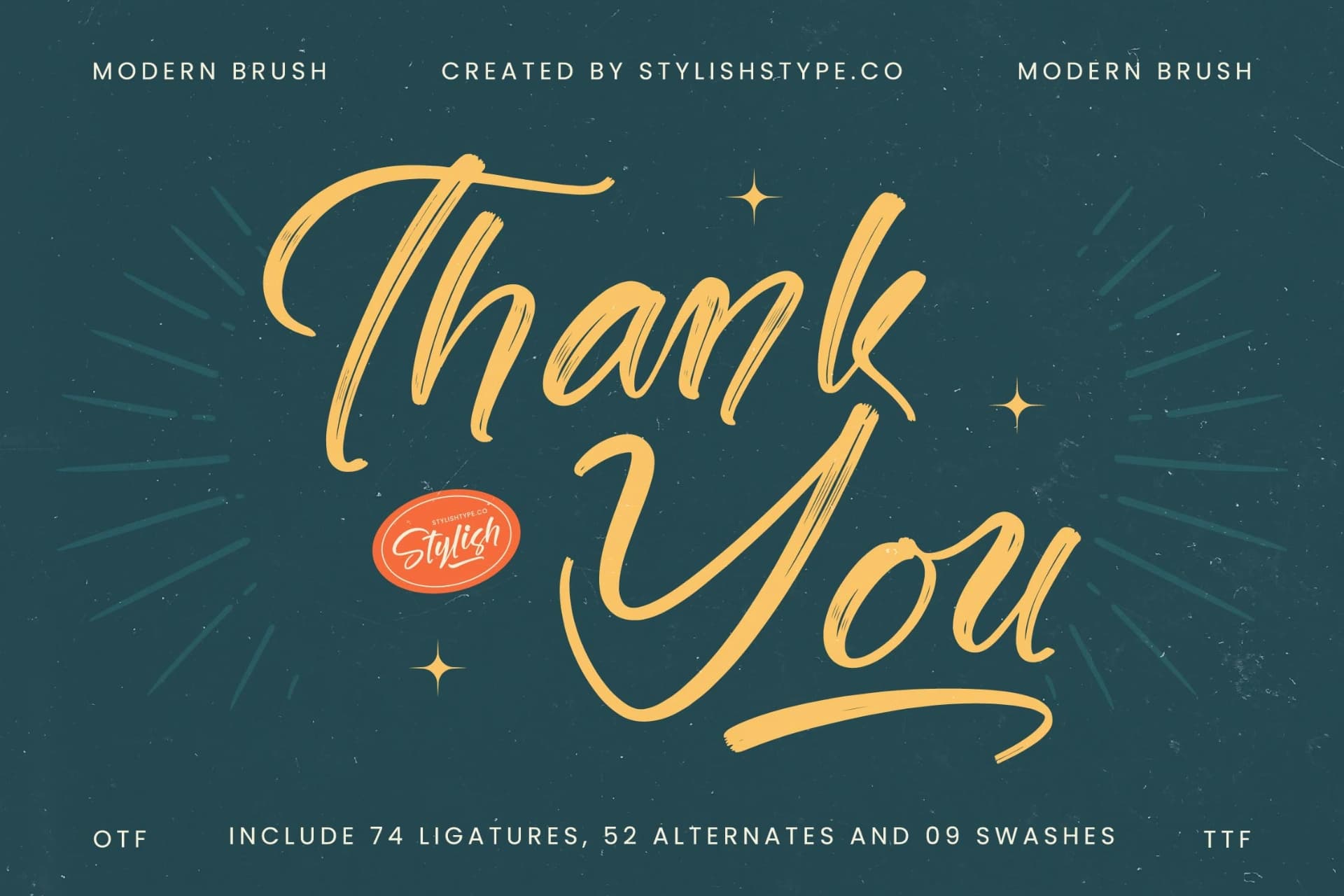 Preview 20 for Gaslight Skyline - Modern Brush Font