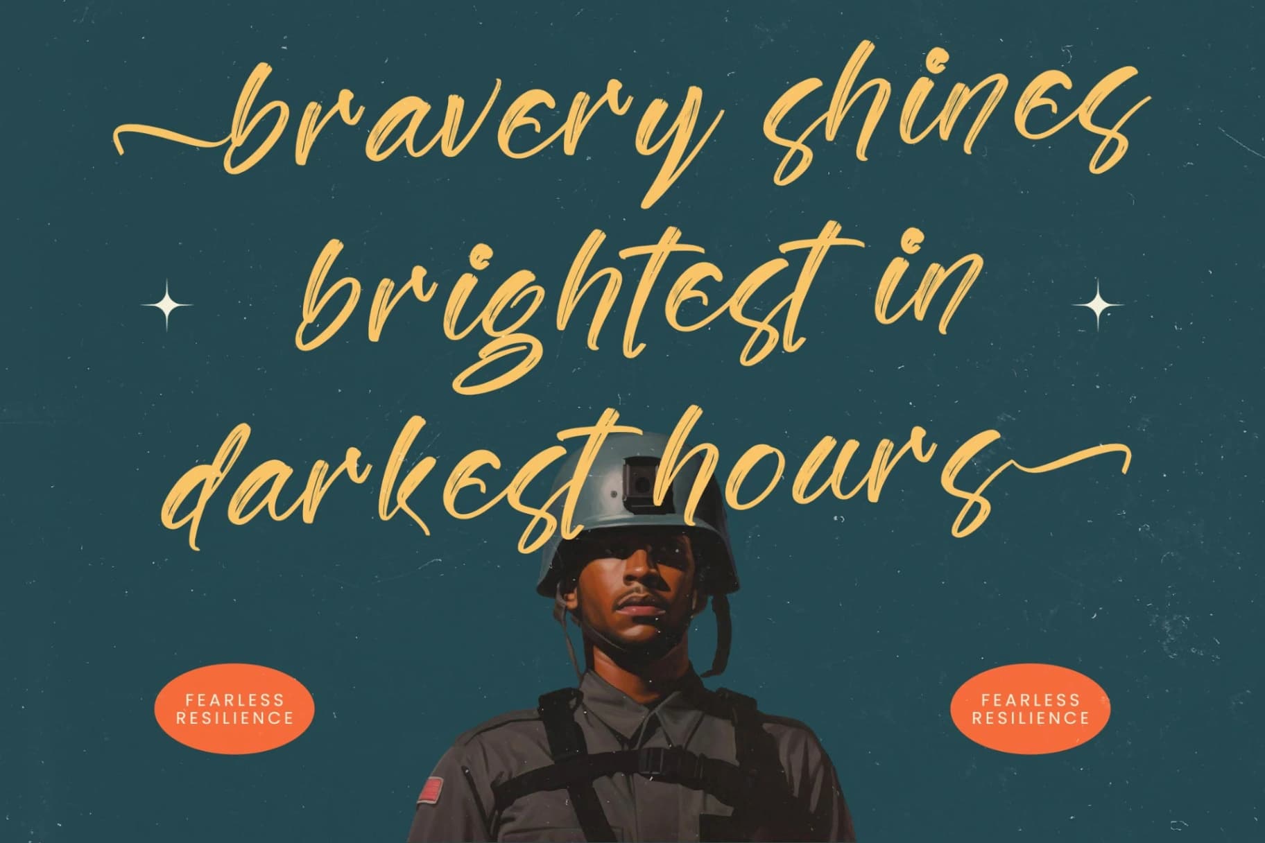 Preview 3 for Gaslight Skyline - Modern Brush Font