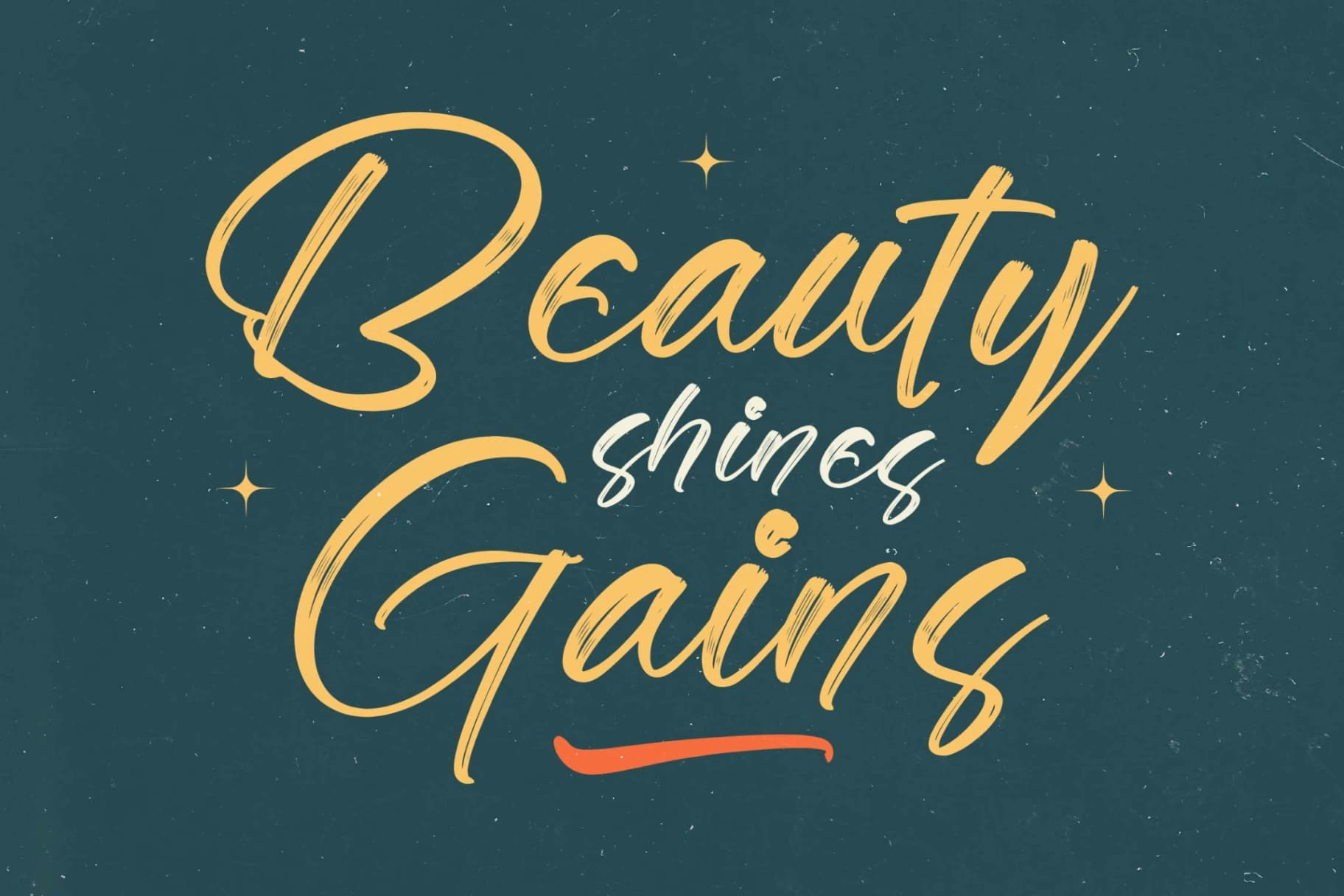 Preview 5 for Gaslight Skyline - Modern Brush Font