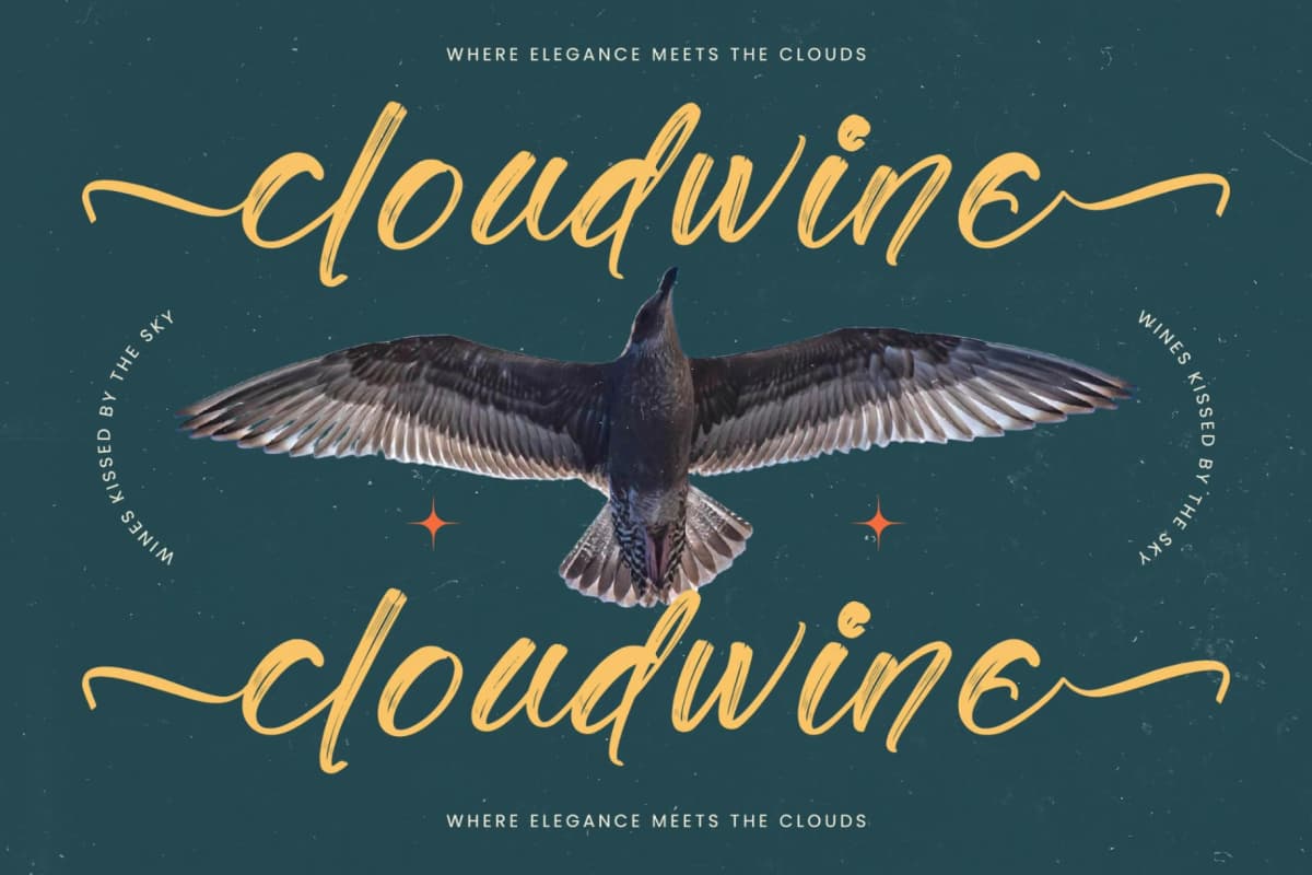 Gaslight Skyline - Modern Brush Font font preview 9