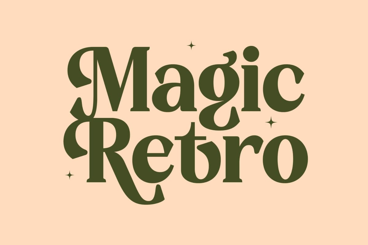 Rusty Drake - Bold Serif Display font preview 4