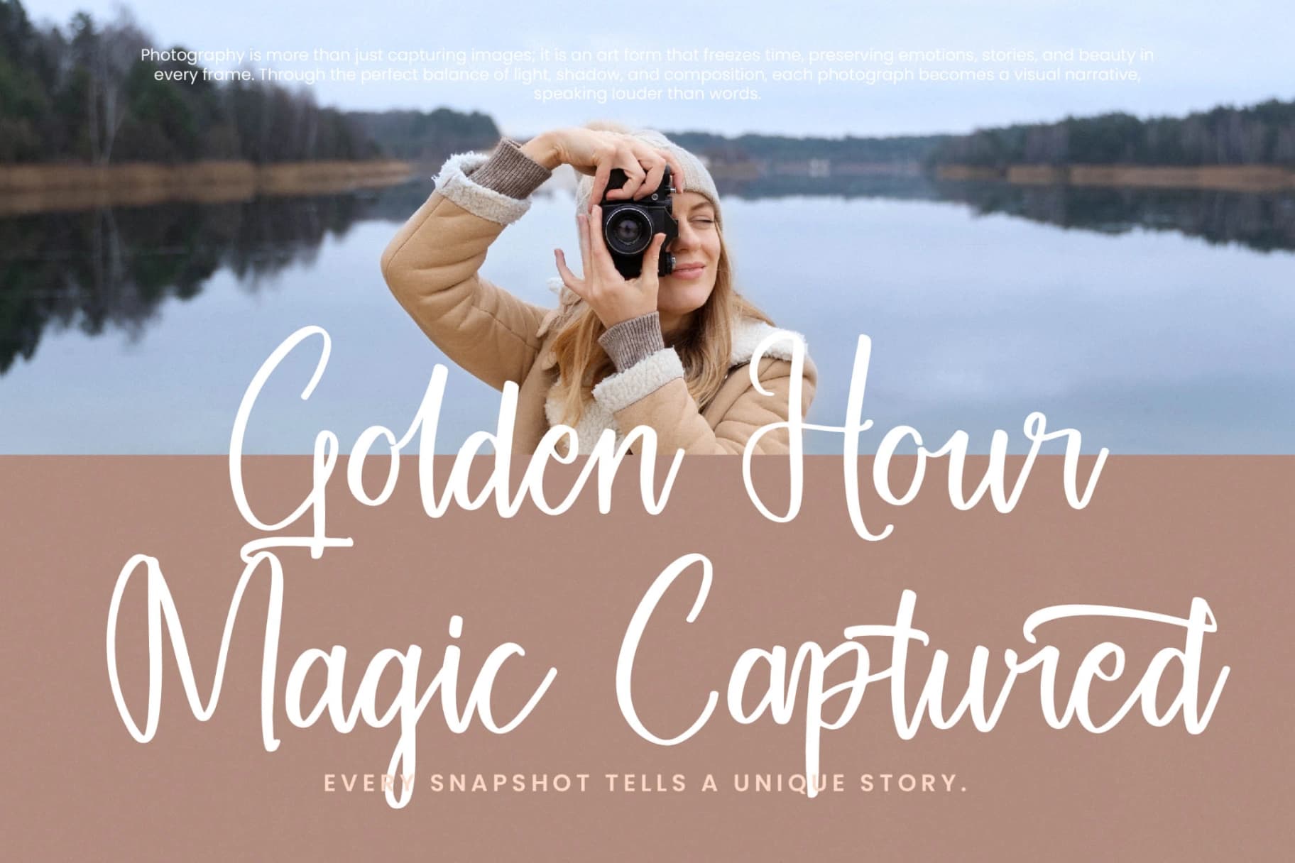 Preview 8 for Nostalgic Frames - Handwritten Script Font