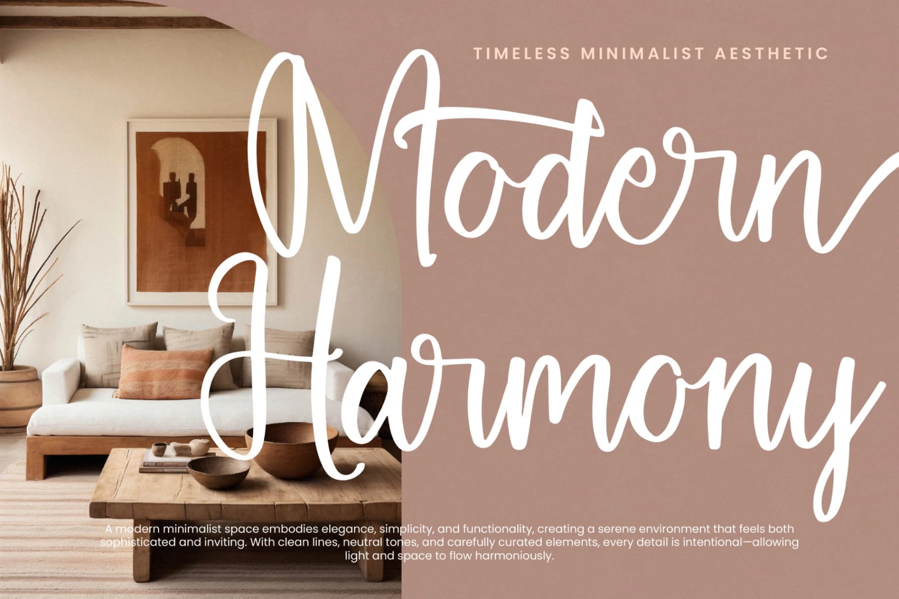 Preview 4 for Nostalgic Frames - Handwritten Script Font
