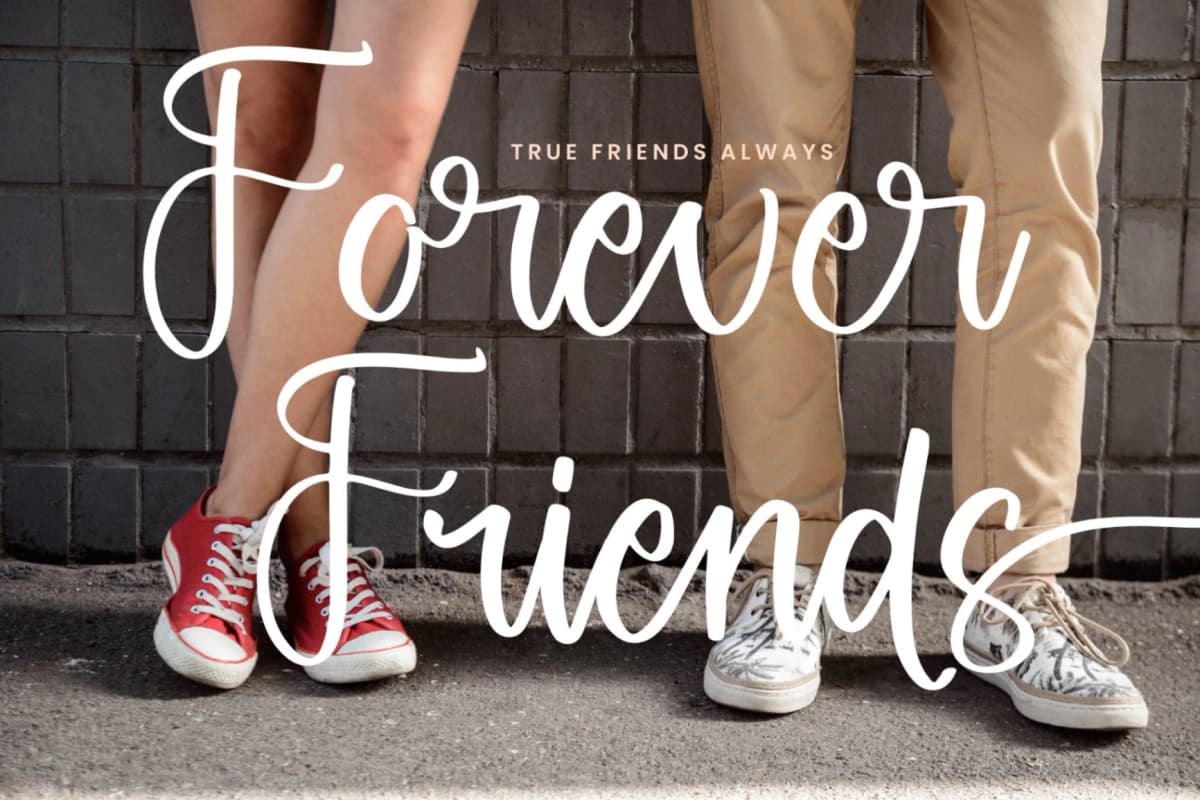 Nostalgic Frames - Handwritten Script Font font preview 7