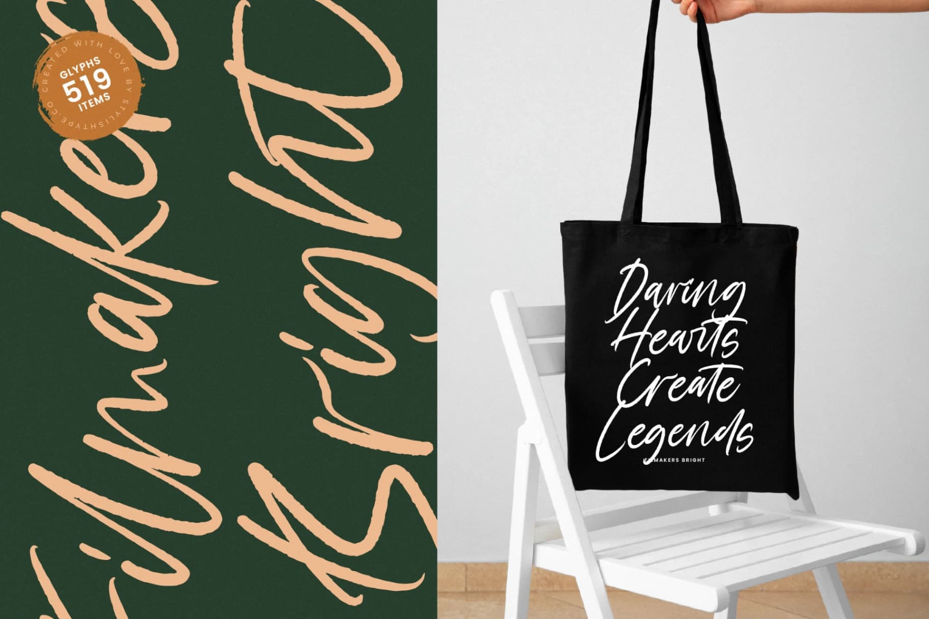 Preview 14 for Filmakers Bright - Modern Brush Script Font