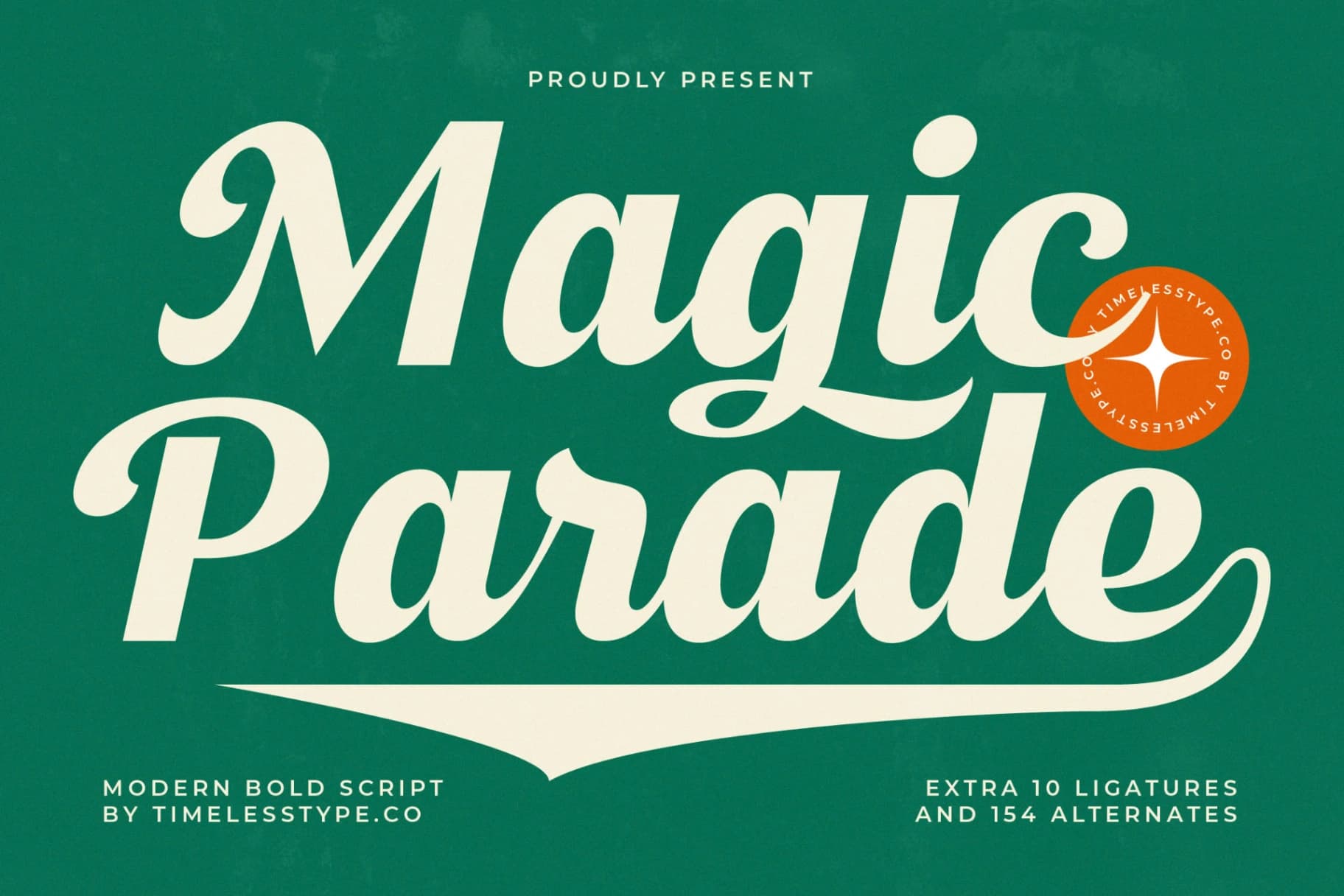 Preview 1 for Magic Parade - Modern Bold Script