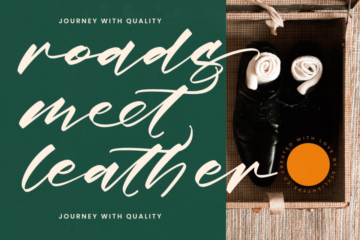Floating Journey - Stylish Handwritten Font font preview 5