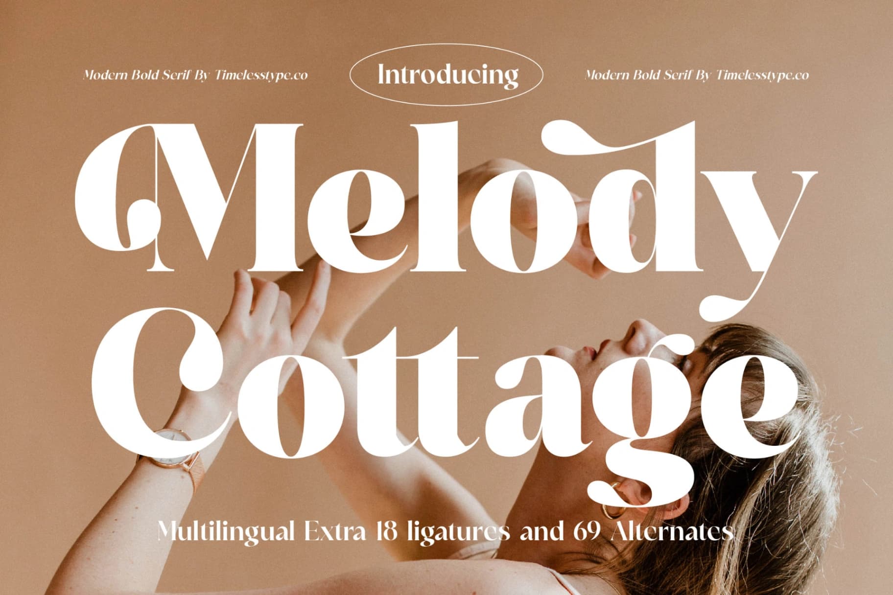 Preview 1 for Melody Cottage - Modern Bold Serif