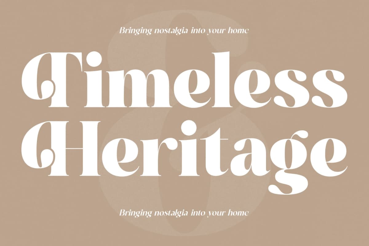 Preview 13 for Melody Cottage - Modern Bold Serif