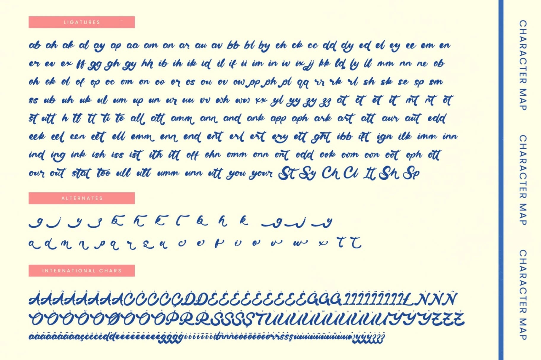 Preview 19 for Smuthe Chilly - Bold Calligraphy Font