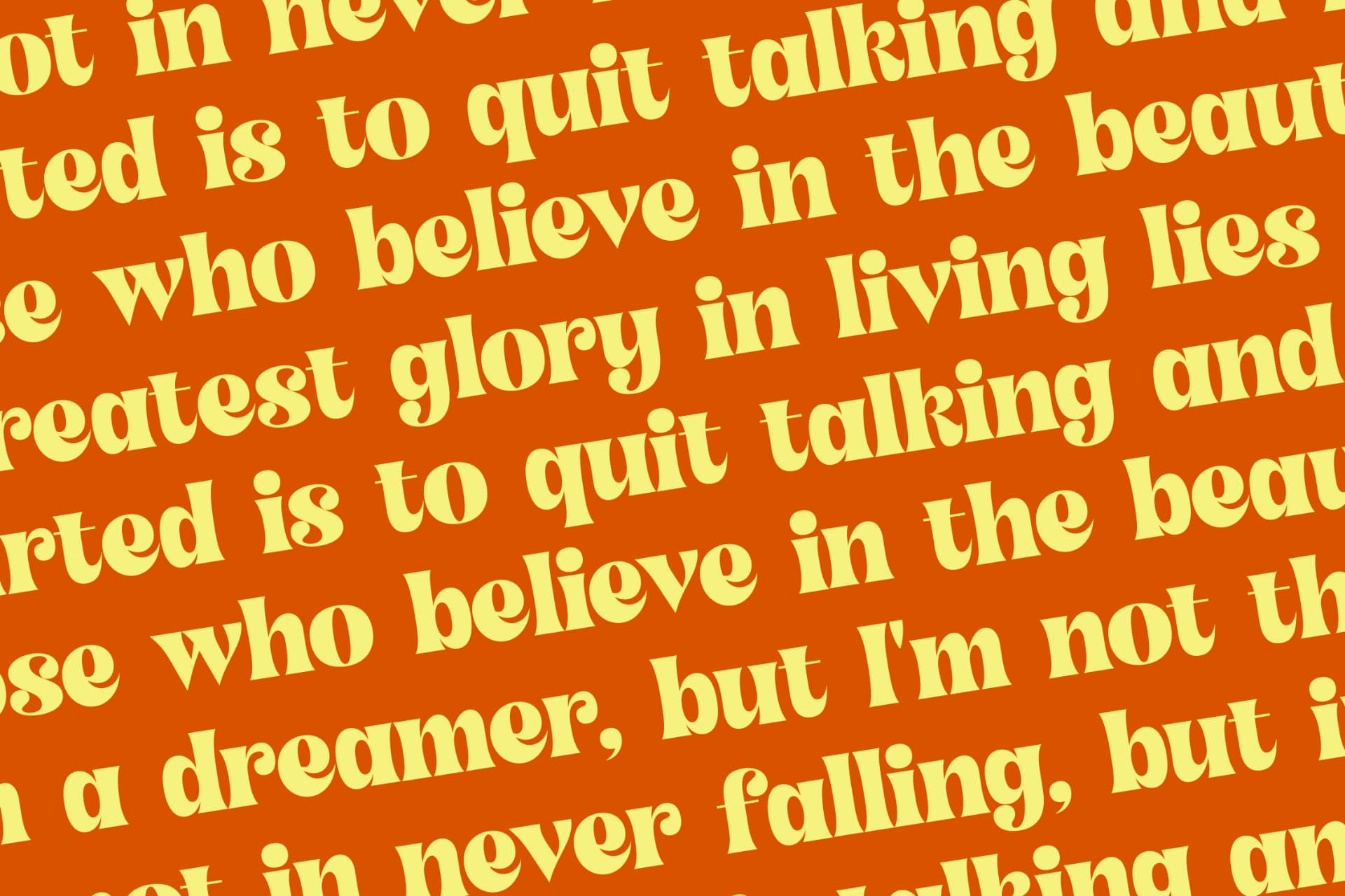 Preview 17 for Shyne Roska - Groovy Serif Display Font