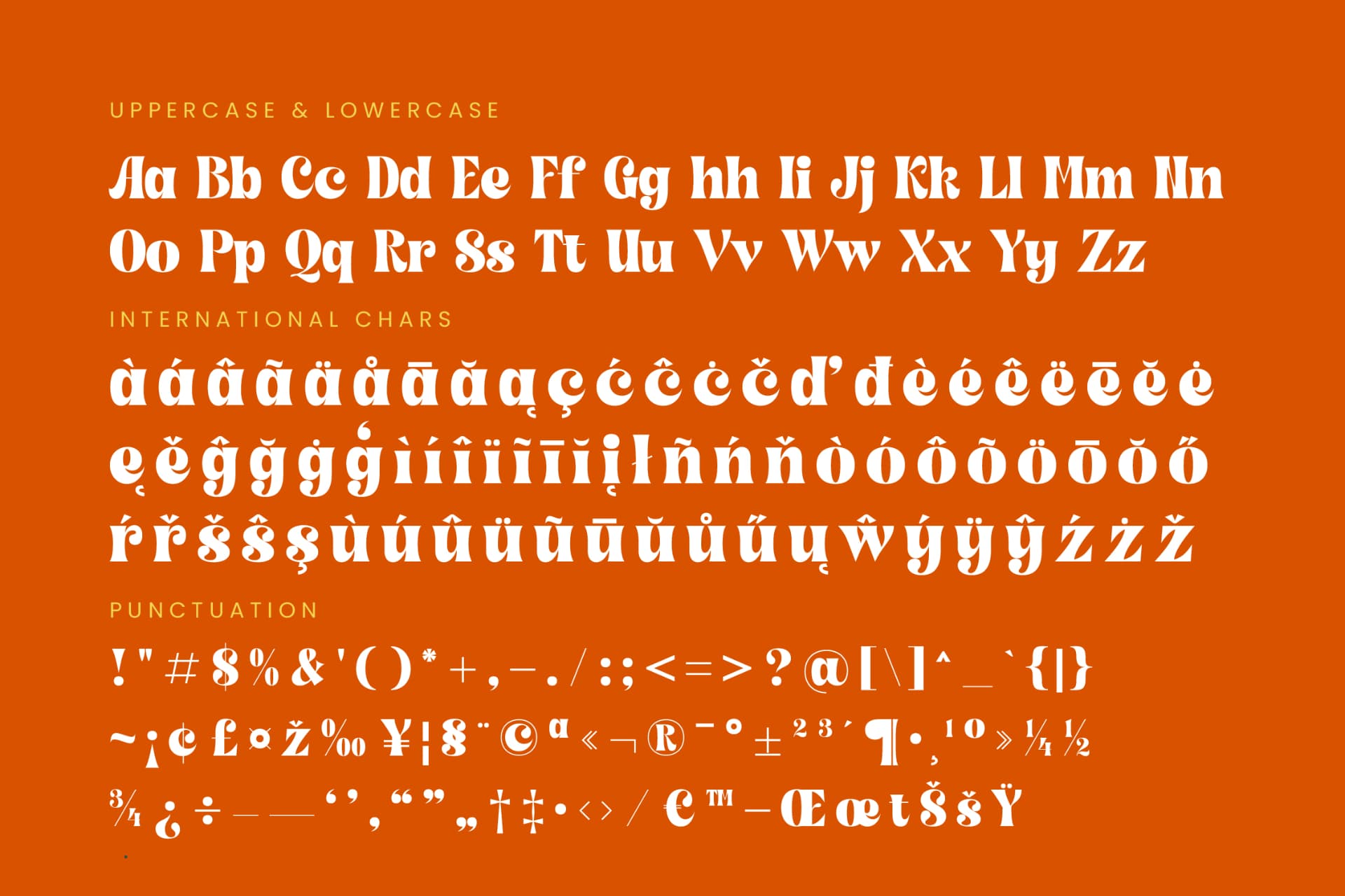 Preview 19 for Shyne Roska - Groovy Serif Display Font