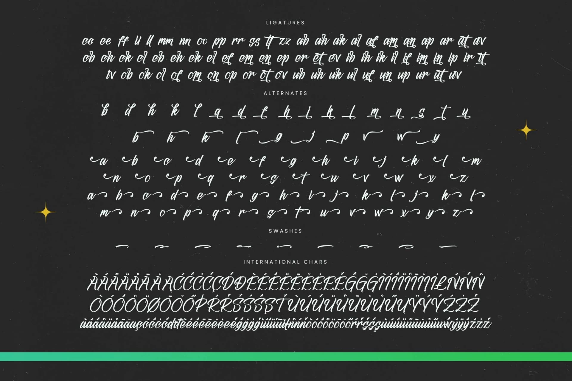 Preview 19 for Juntink Sunday - Bold Calligraphy Font
