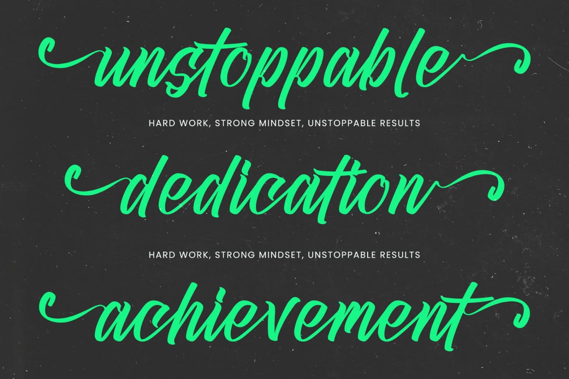 Preview 7 for Juntink Sunday - Bold Calligraphy Font