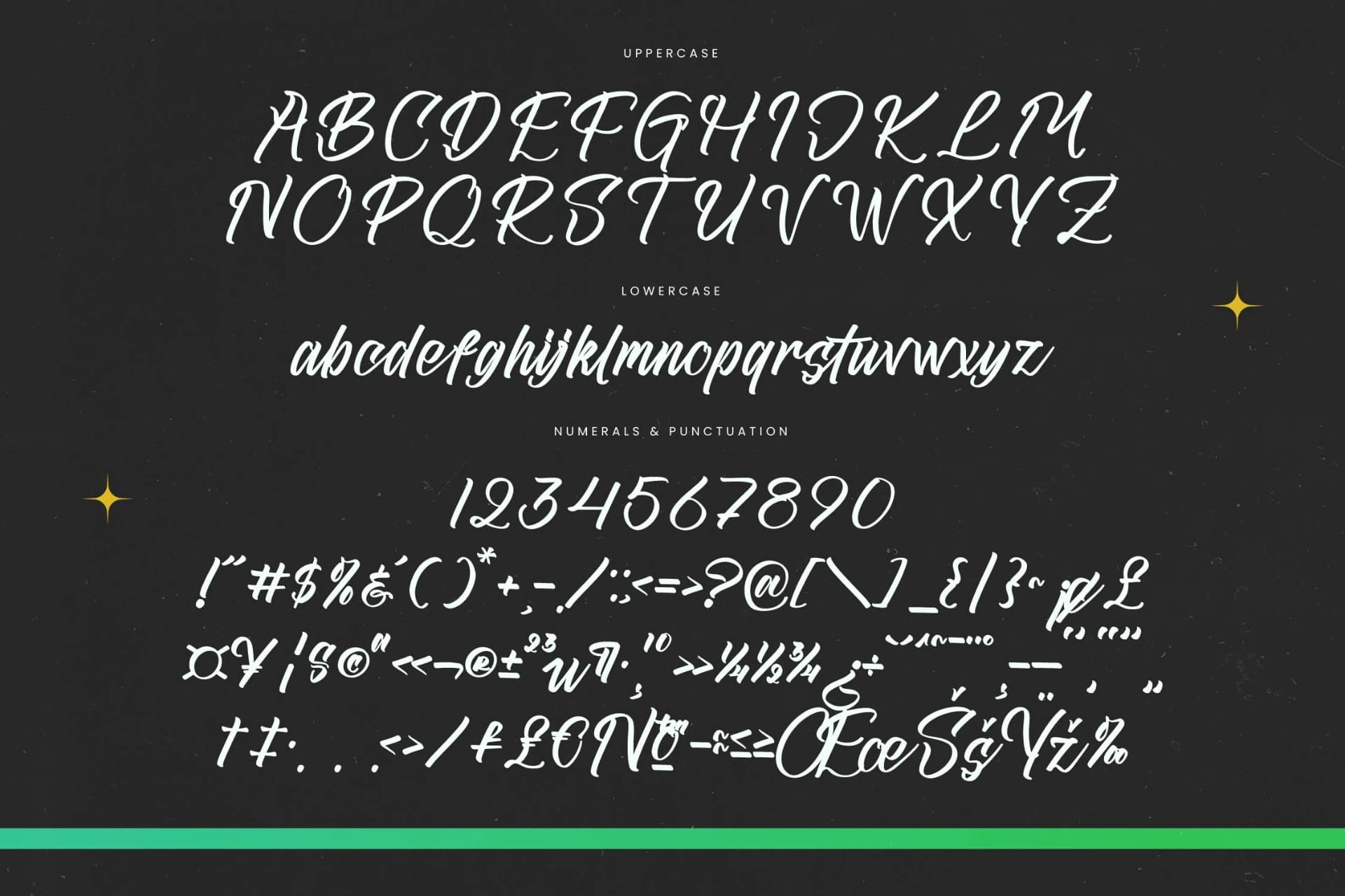 Preview 18 for Juntink Sunday - Bold Calligraphy Font