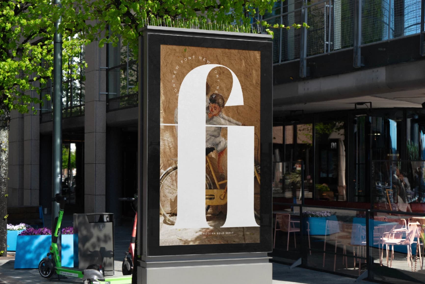 Preview 2 for Glagiste - Modern Bold Serif Font