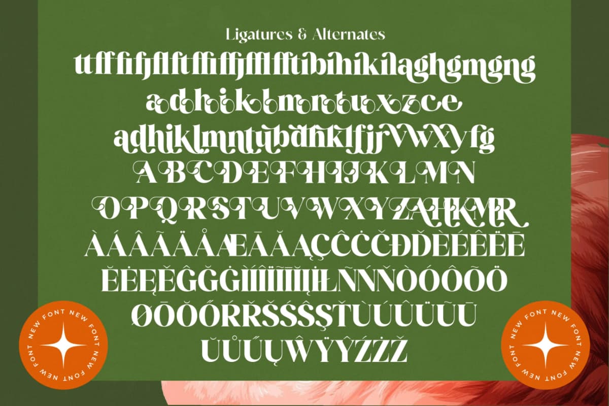 Mango Jungle - Modern Bold Serif Font font preview 19