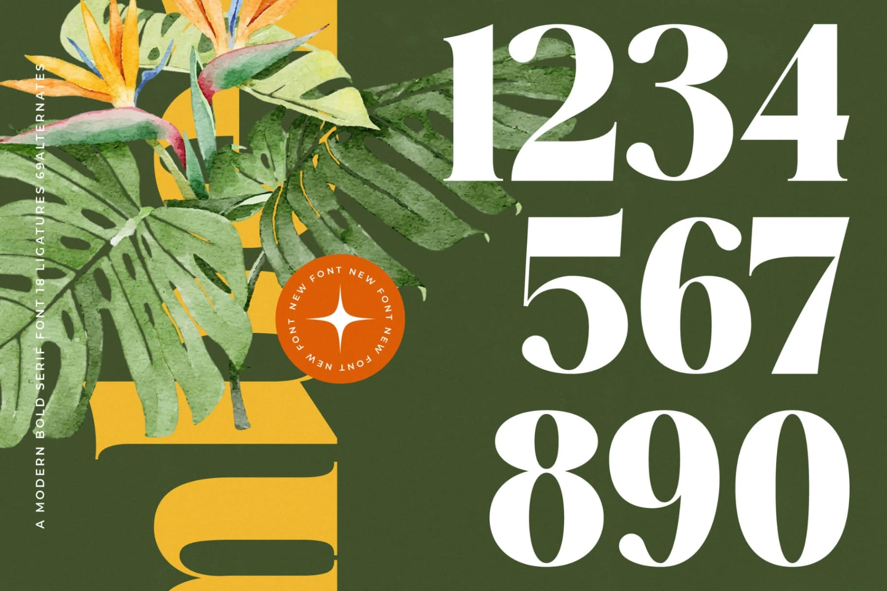 Preview 14 for Mango Jungle - Modern Bold Serif Font